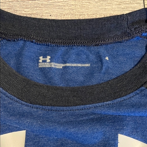 Under Armour Blue Two Tone Shirt - Picture 2 of 4